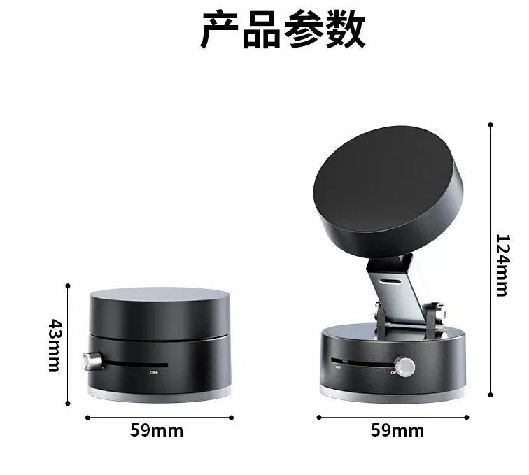 Vacuum Suction Magnetic Car Phone Holder