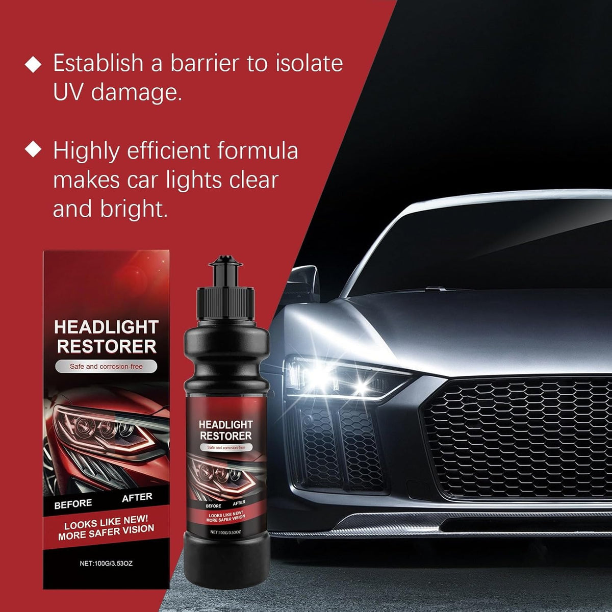 ClearBeam Pro® – Car Headlight Repair Fluid