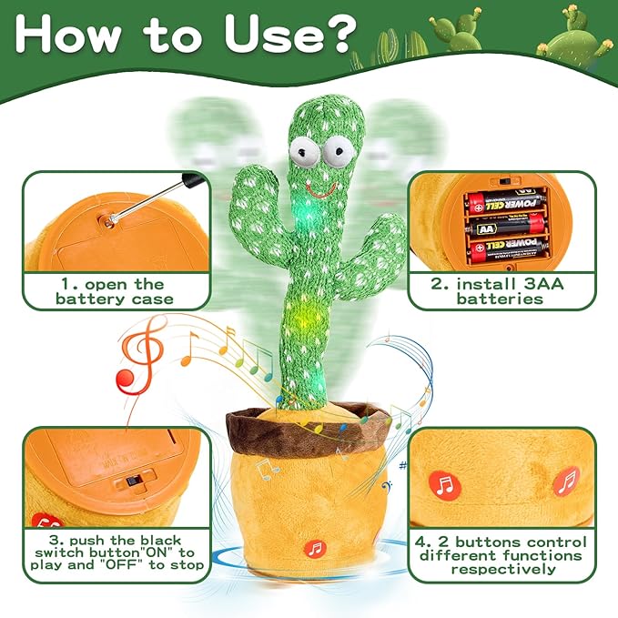 Dancing Cactus Toy