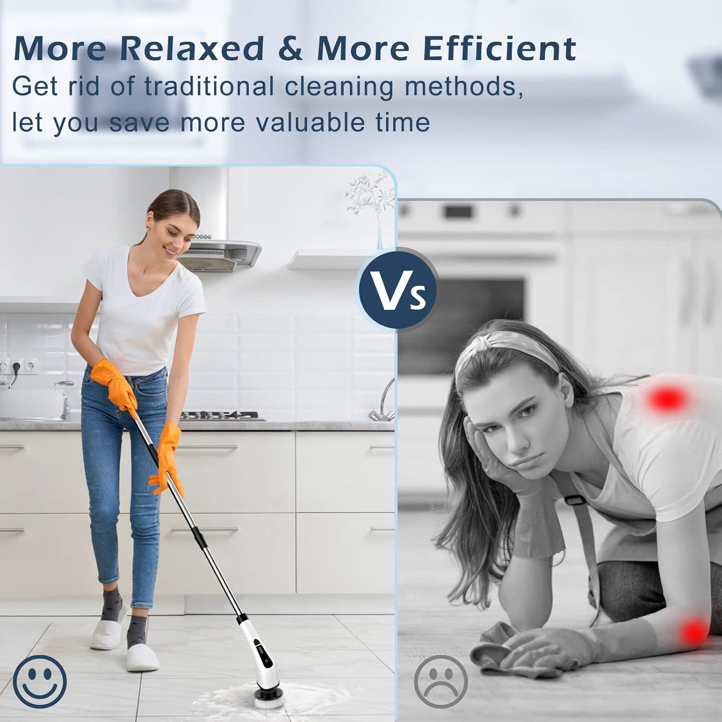 Cordless Electric Spin Scrubber